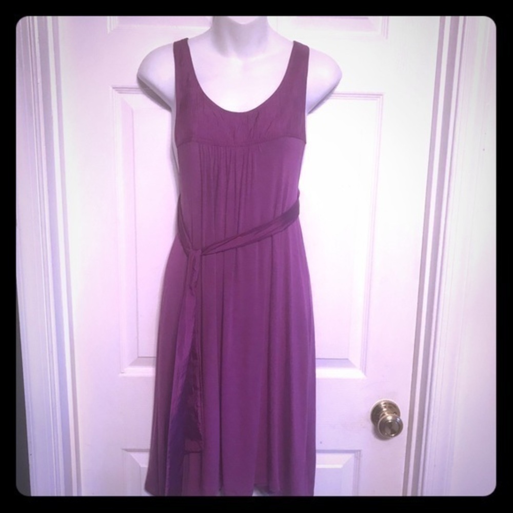 Just Be Purple Just be open back jersey dress